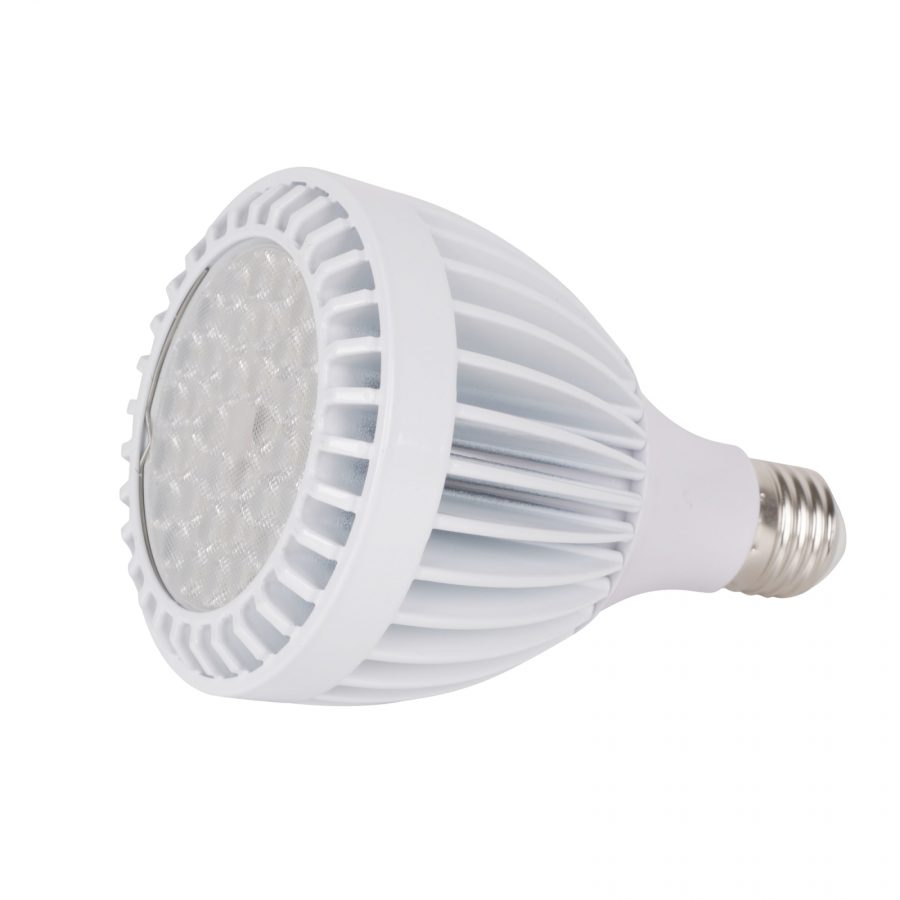 ProMax Series High Power SMD PAR30 LED Spotlight Bulb 25W 30W, Fanless Silent Cooling, CRI>90, High Efficacy >100LM/W, E26 E27 Base, 85-277V Commercial Track Light
